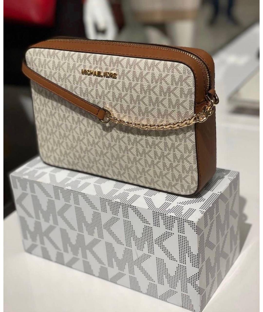 MICHAEL KORS Бежевая сумка через плечо, фото 4