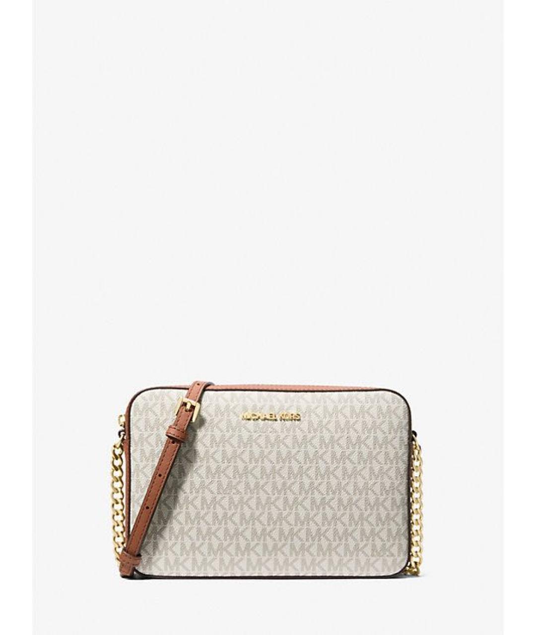 MICHAEL KORS Бежевая сумка через плечо, фото 6