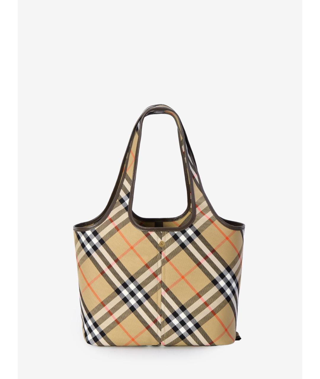 BURBERRY Мульти хлопковая сумка тоут, фото 4