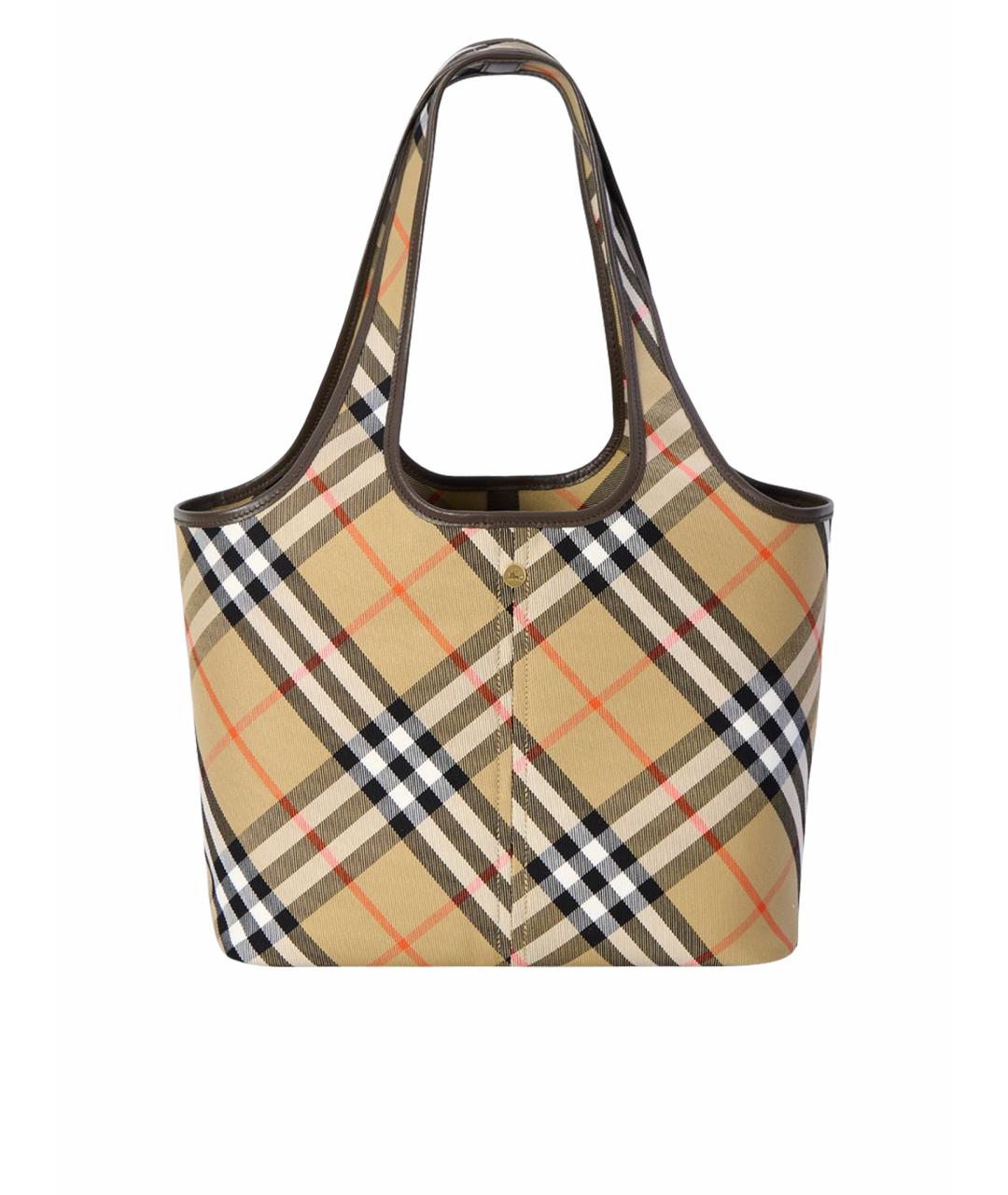 BURBERRY Мульти хлопковая сумка тоут, фото 1