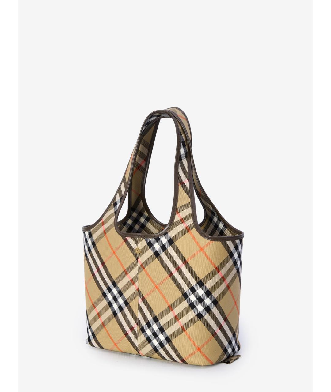 BURBERRY Мульти хлопковая сумка тоут, фото 2