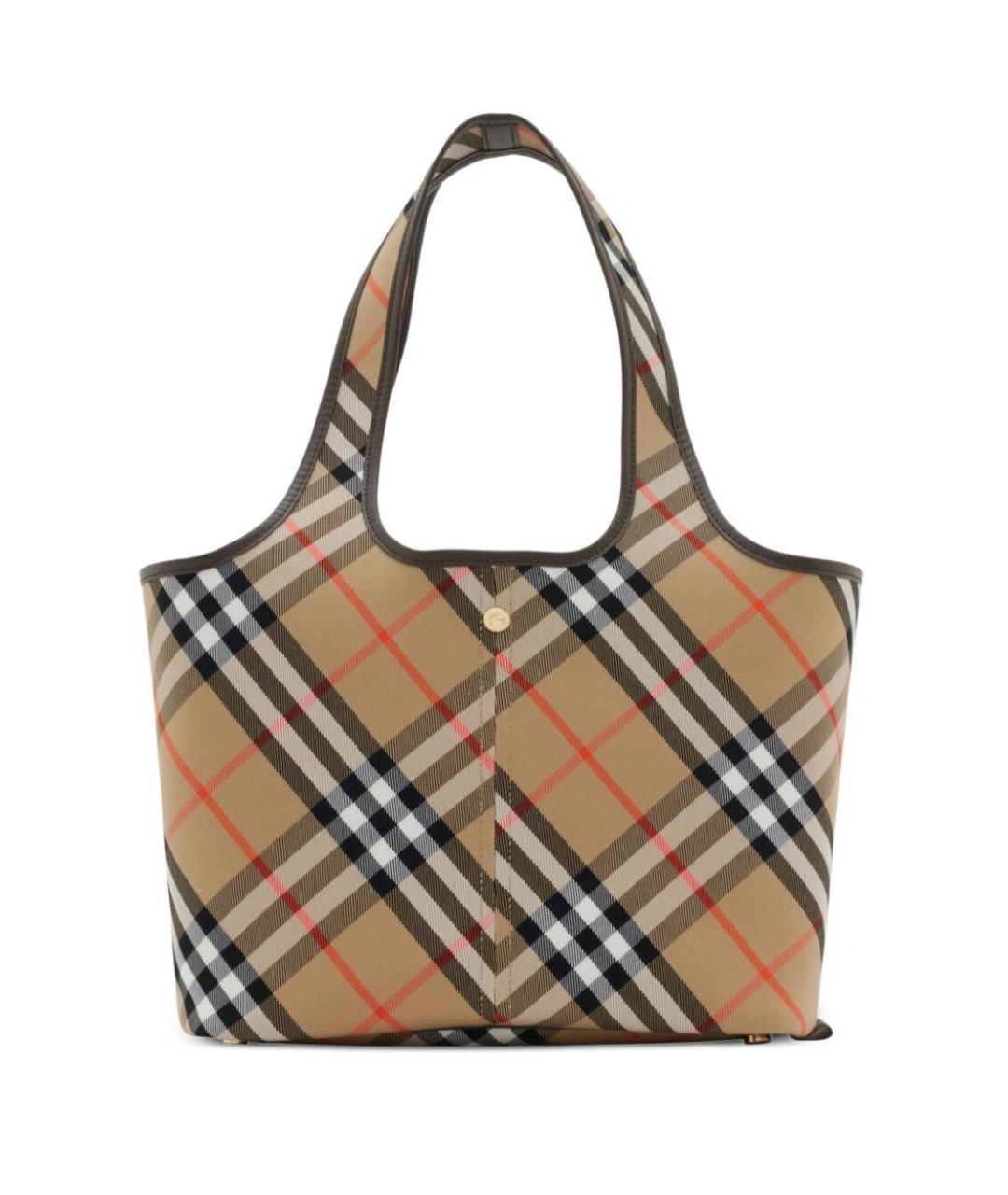 BURBERRY Мульти тканевая сумка тоут, фото 1