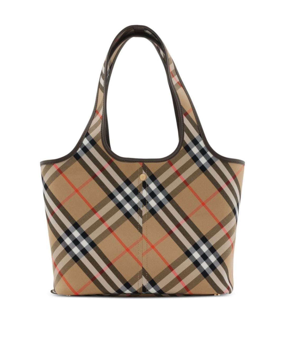 BURBERRY Мульти тканевая сумка тоут, фото 5
