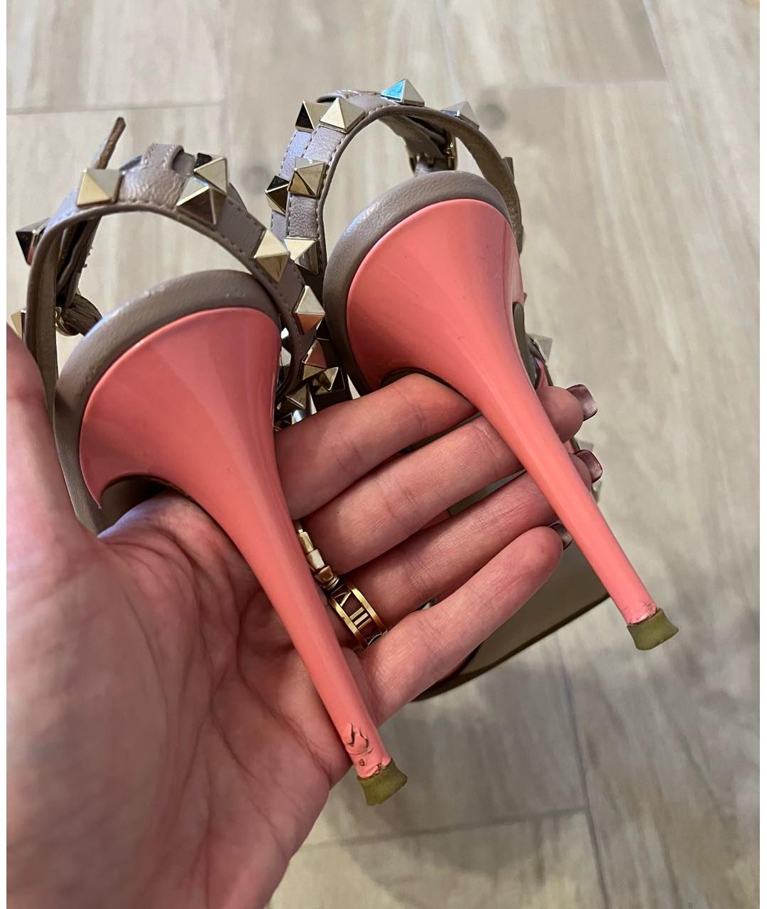 VALENTINO Коралловые туфли из лакированной кожи, фото 4