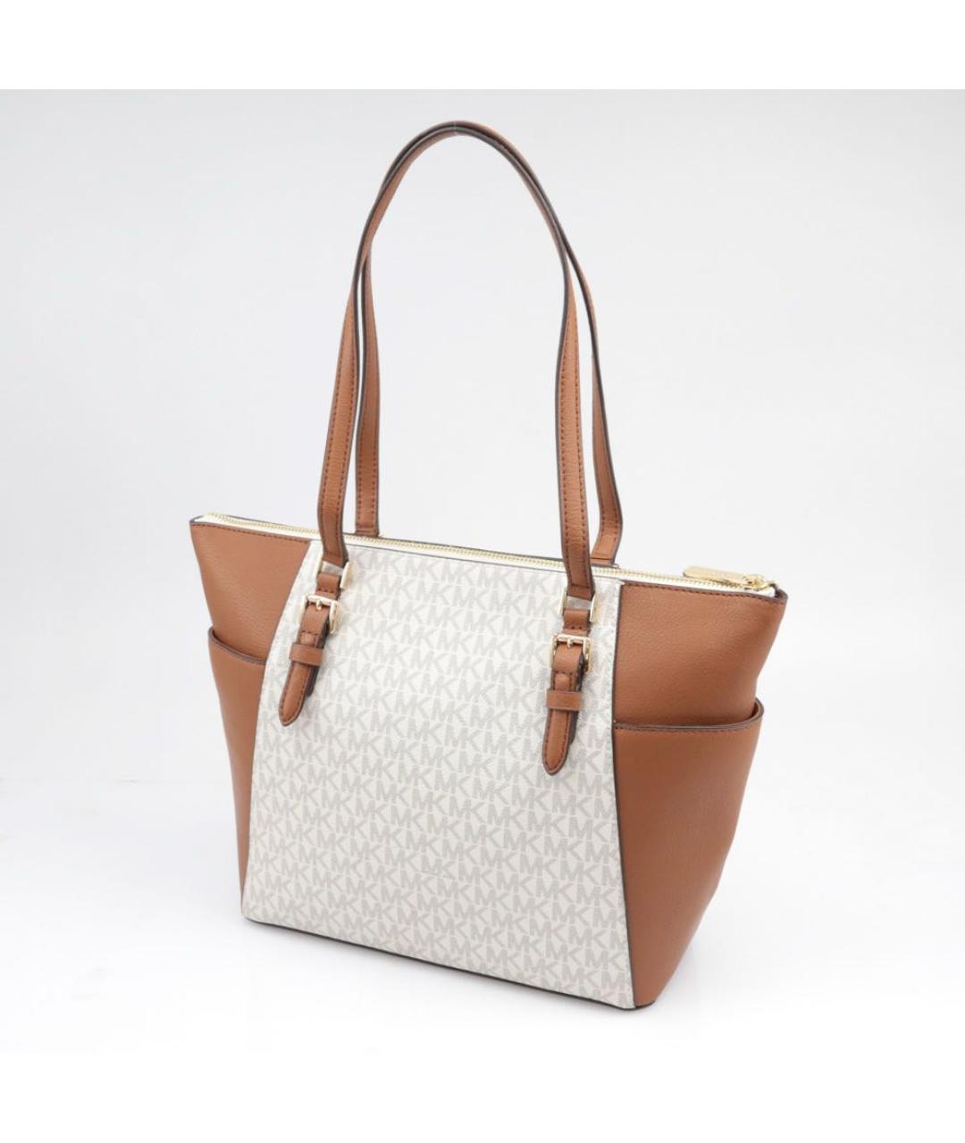 MICHAEL KORS Бежевая сумка тоут, фото 3