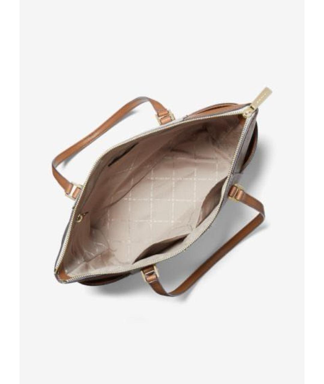 MICHAEL KORS Бежевая сумка тоут, фото 4