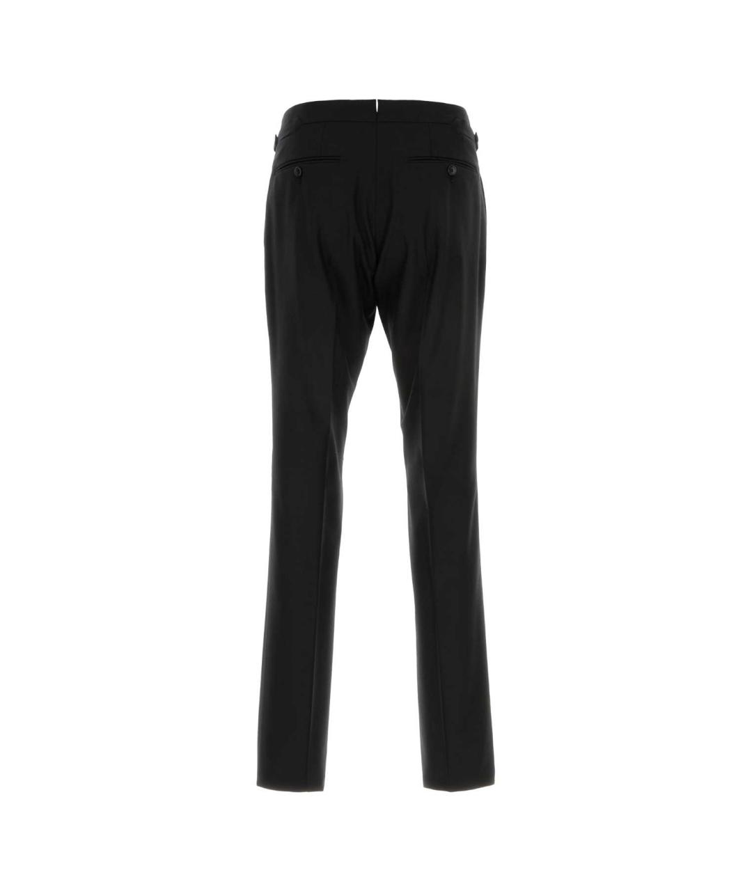 TOM FORD Черные шерстяные классические брюки, фото 2