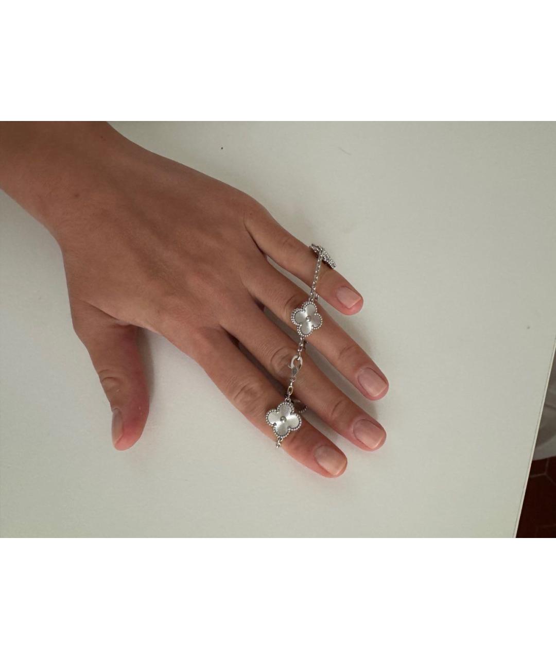 VAN CLEEF & ARPELS Серебрянный браслет из белого золота, фото 2