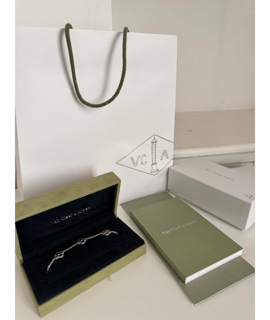 VAN CLEEF & ARPELS Серебрянный браслет из белого золота, фото 4