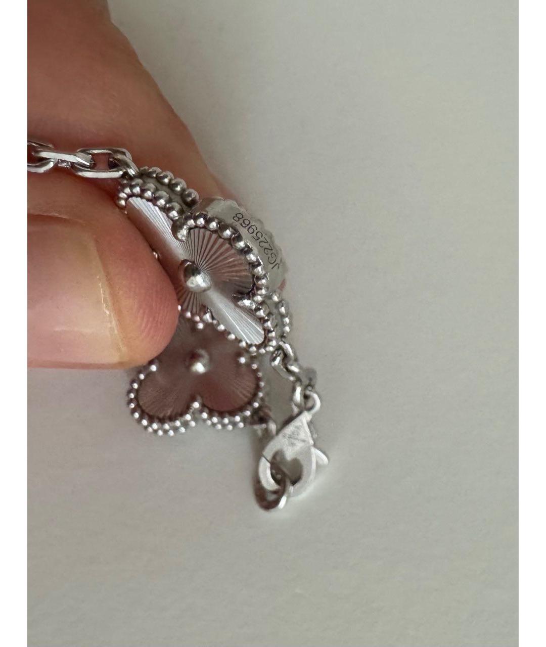 VAN CLEEF & ARPELS Серебрянный браслет из белого золота, фото 5