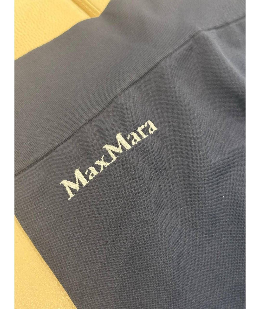 MAX MARA Темно-синие спортивные брюки и шорты, фото 3