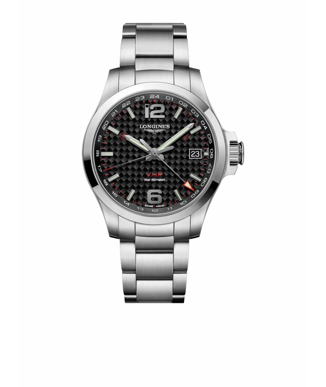 LONGINES Серые стальные часы, фото 1