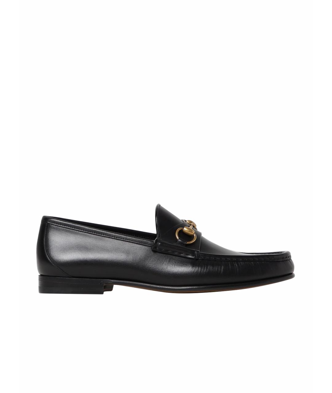 GUCCI Черные лоферы, фото 1