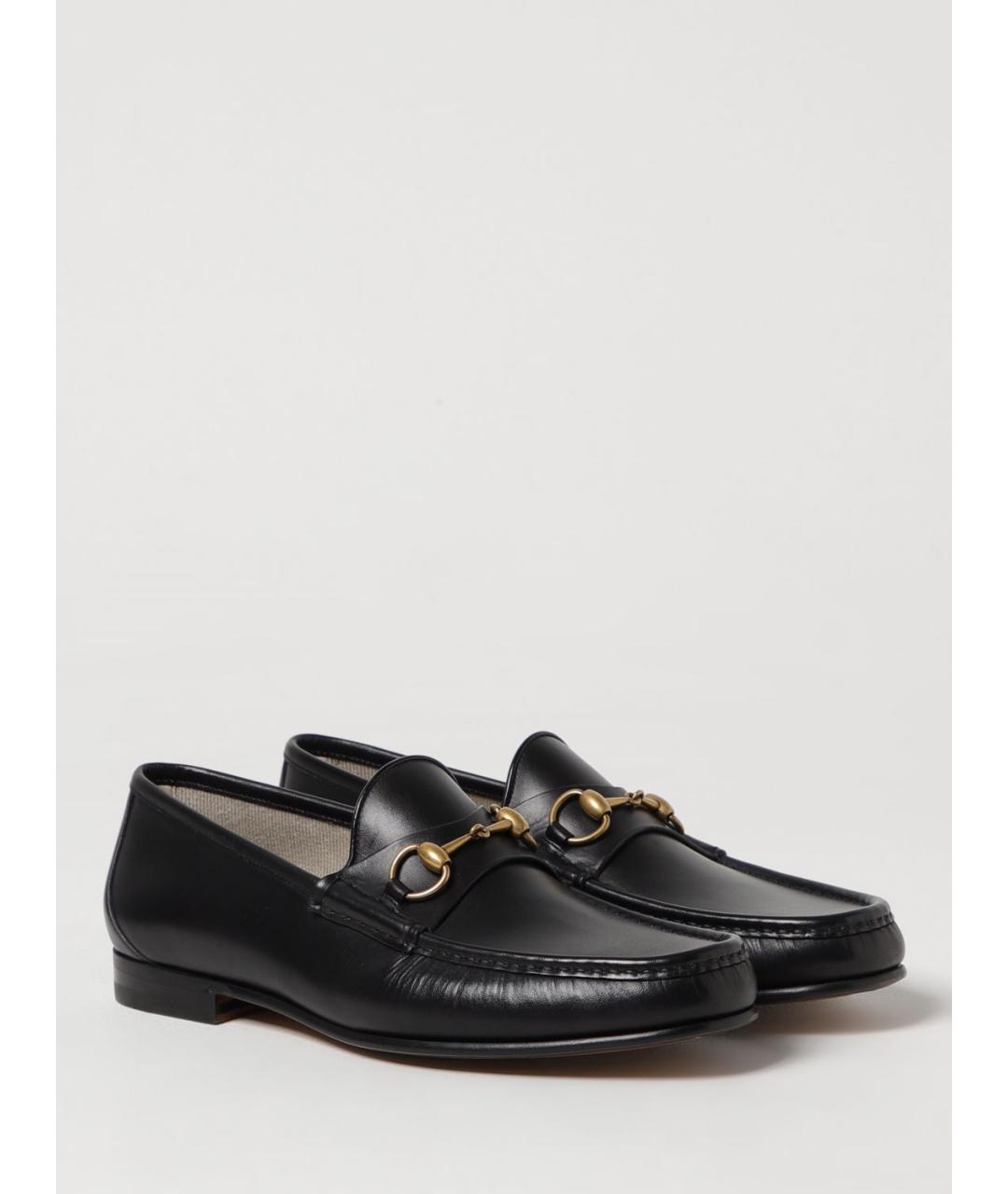 GUCCI Черные лоферы, фото 2