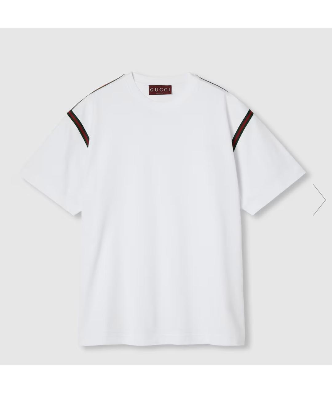 GUCCI Белая футболка, фото 7