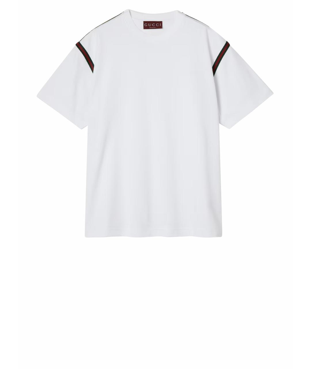 GUCCI Белая футболка, фото 1
