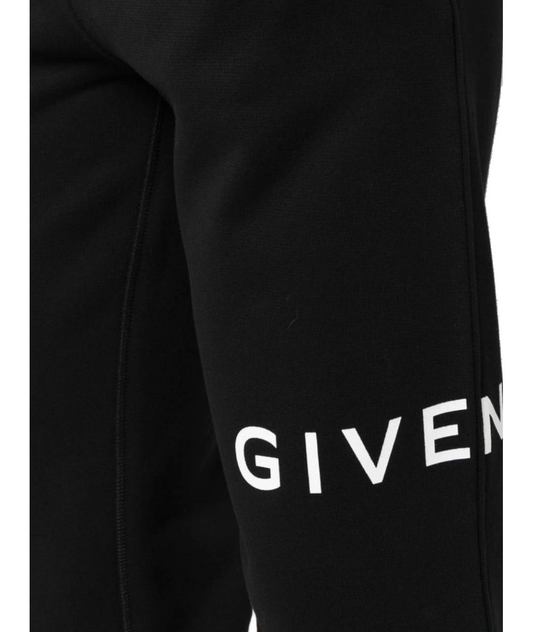GIVENCHY Черные хлопковые повседневные брюки, фото 3