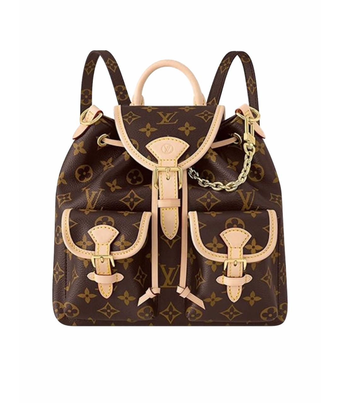 LOUIS VUITTON Коричневый рюкзак, фото 1