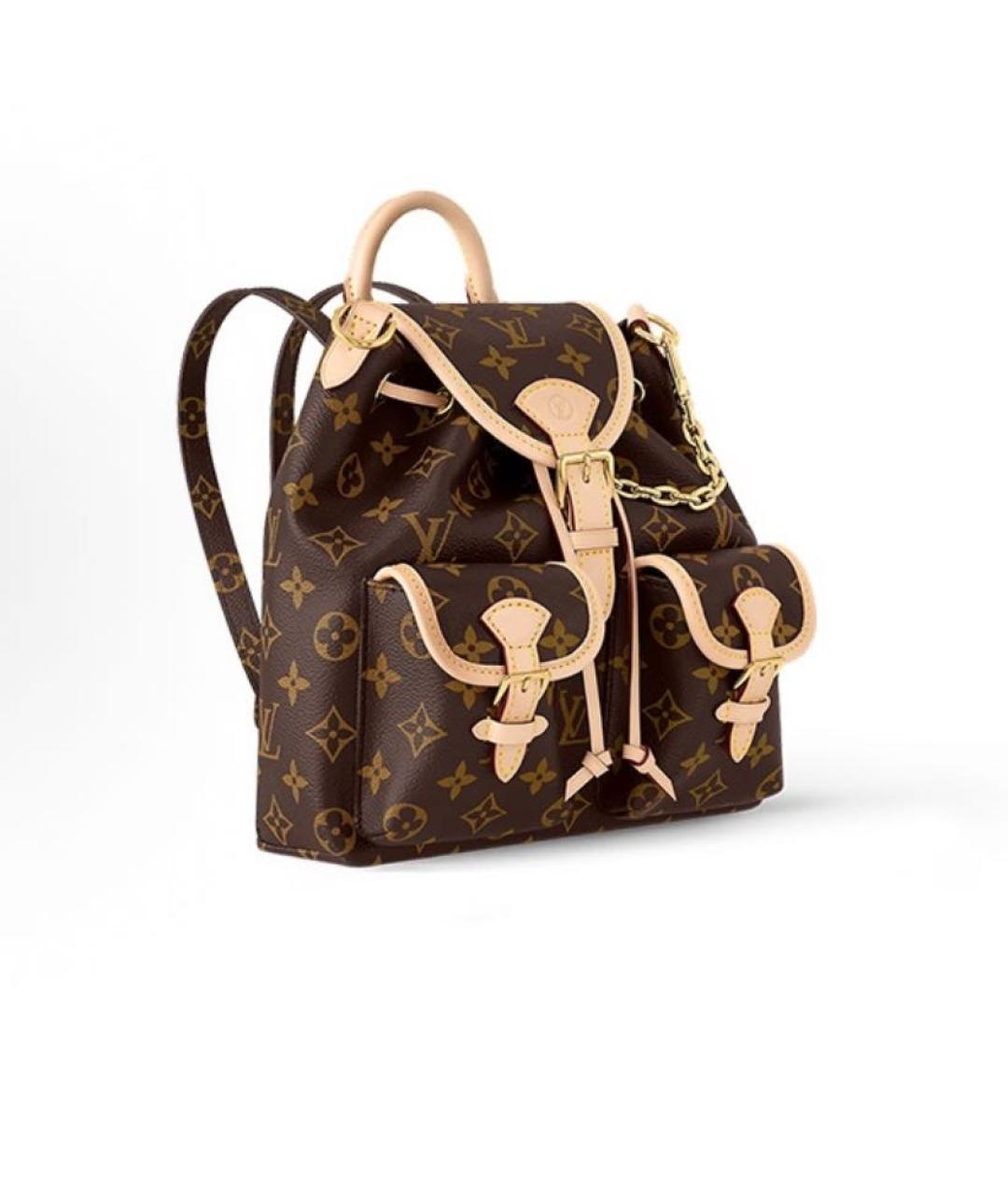 LOUIS VUITTON Коричневый рюкзак, фото 2