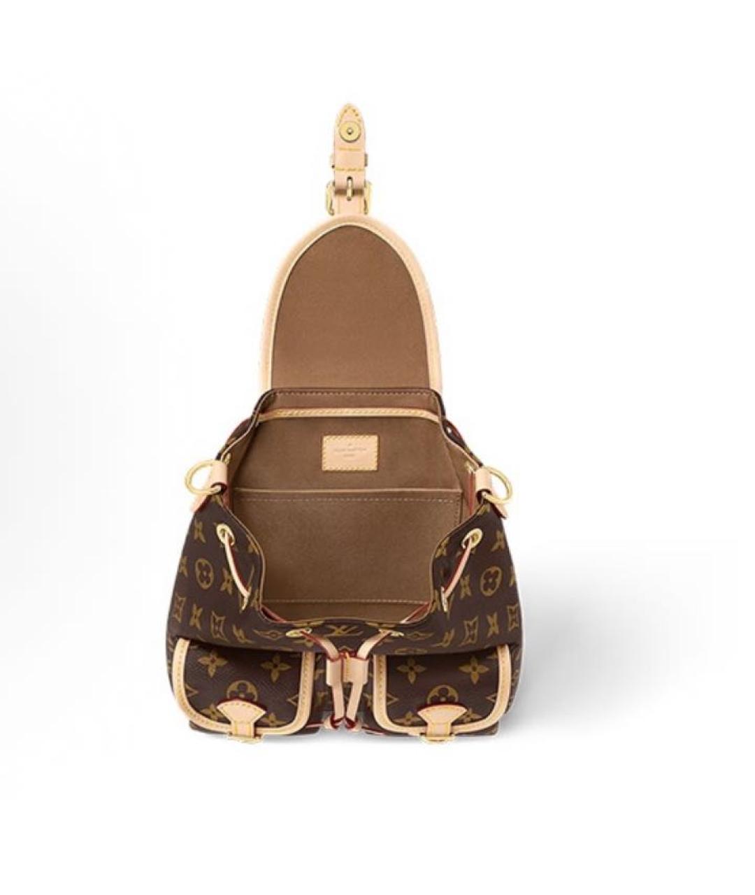 LOUIS VUITTON Коричневый рюкзак, фото 4