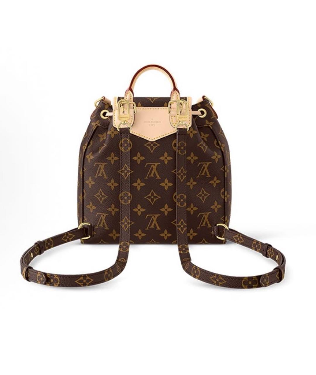 LOUIS VUITTON Коричневый рюкзак, фото 3