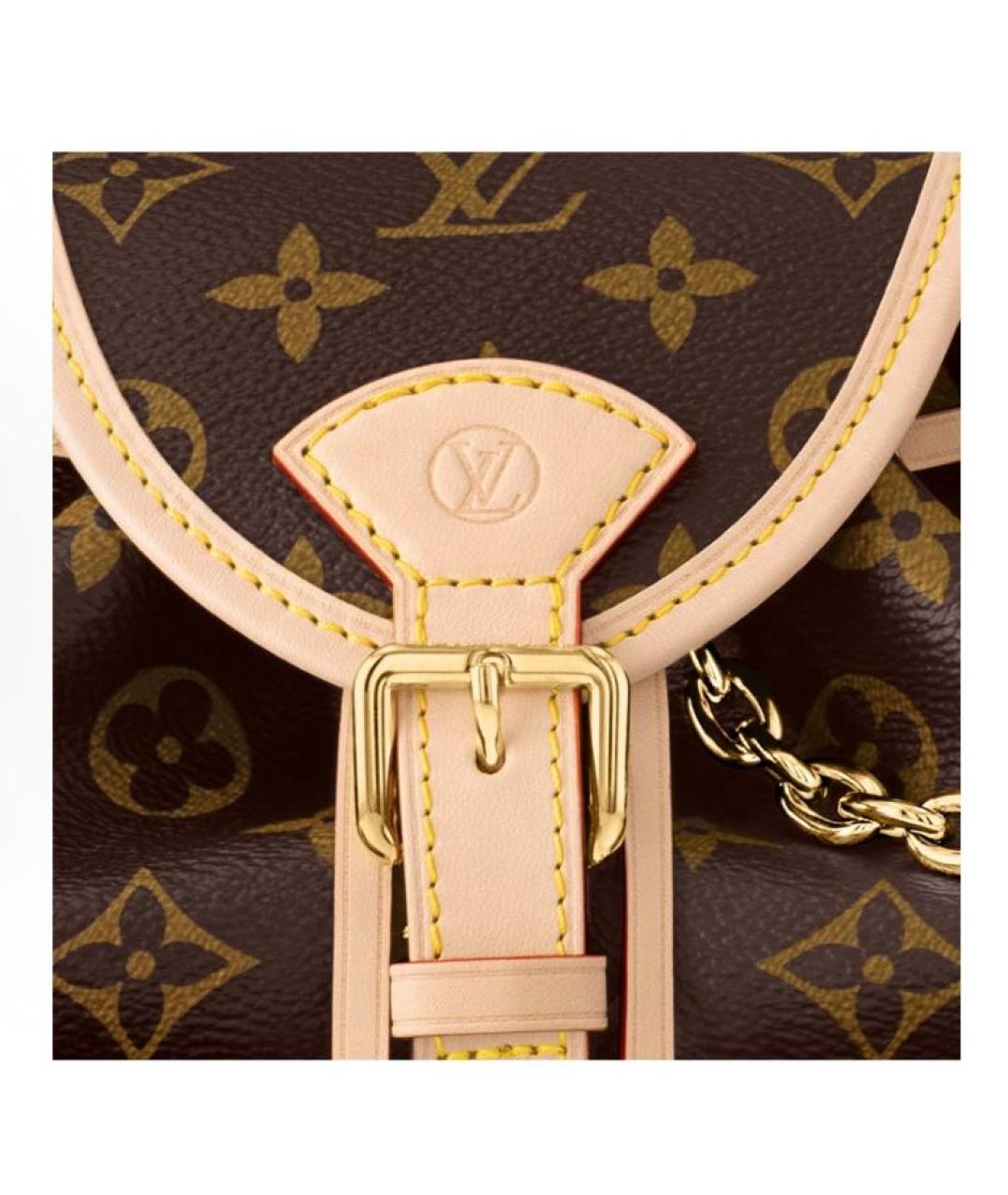 LOUIS VUITTON Коричневый рюкзак, фото 5