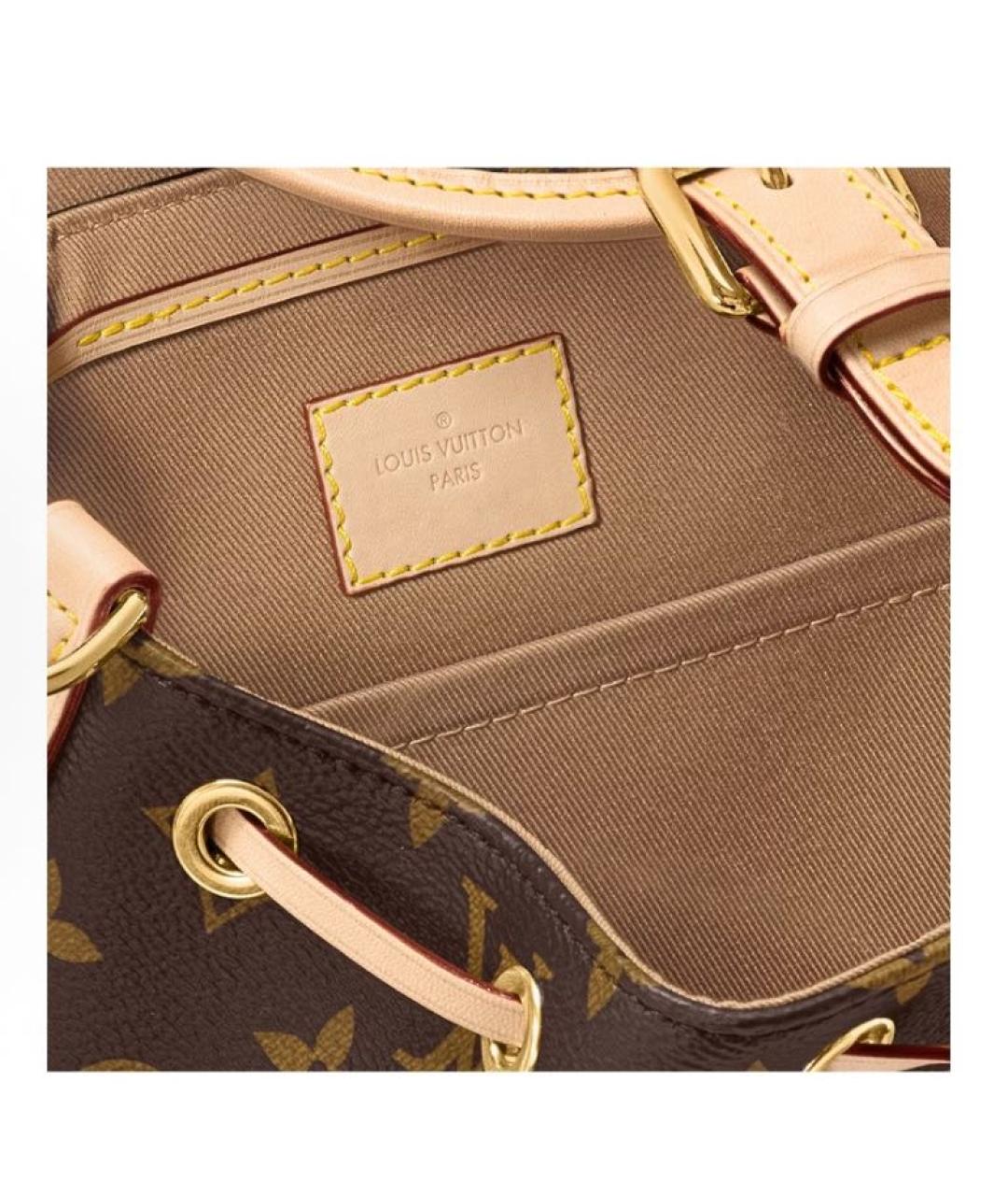 LOUIS VUITTON Коричневый рюкзак, фото 6