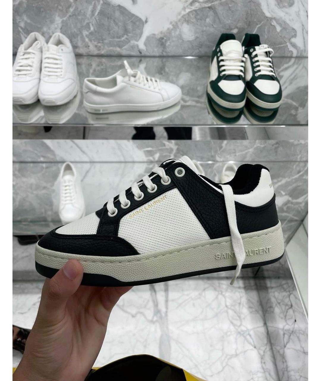 SAINT LAURENT Кожаные кроссовки, фото 2