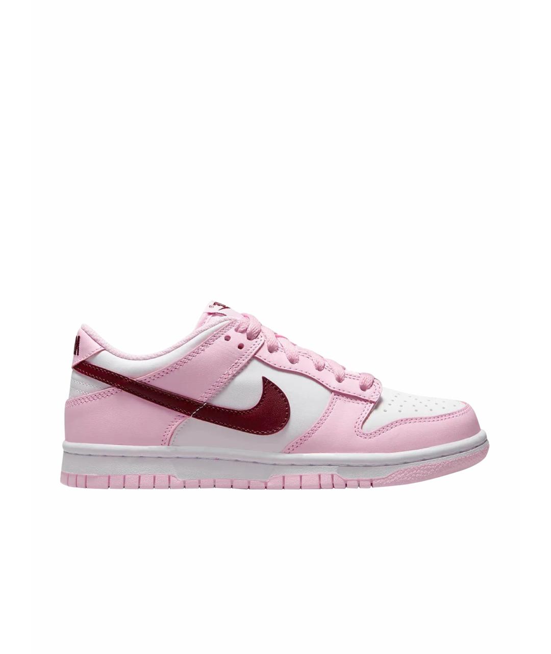NIKE Розовые кожаные кроссовки, фото 1