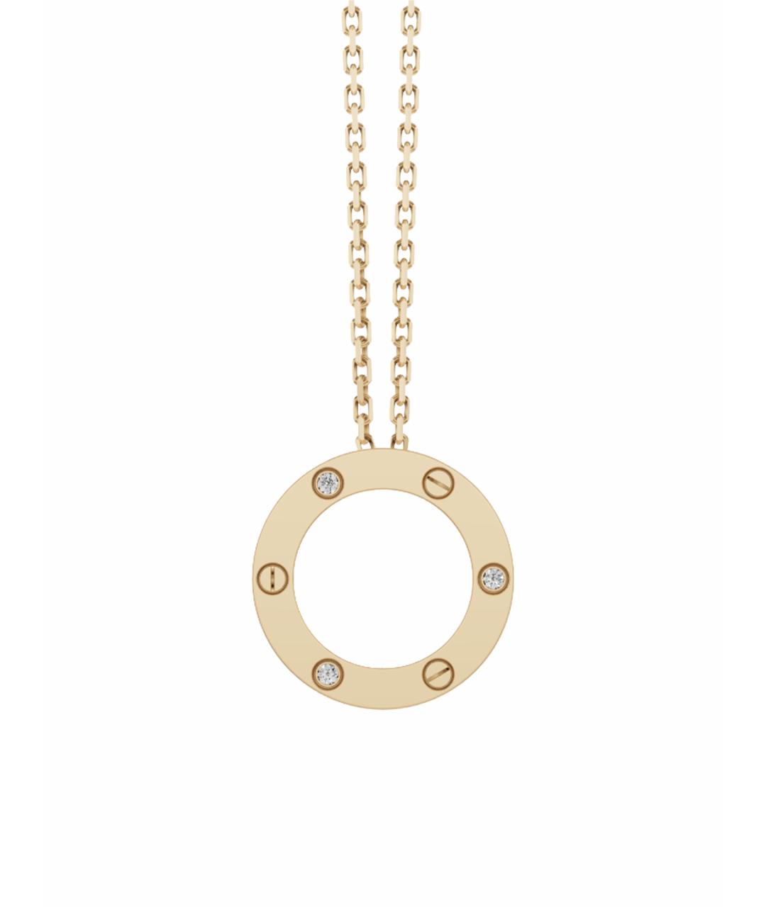 CARTIER Золотая подвеска из желтого золота, фото 1