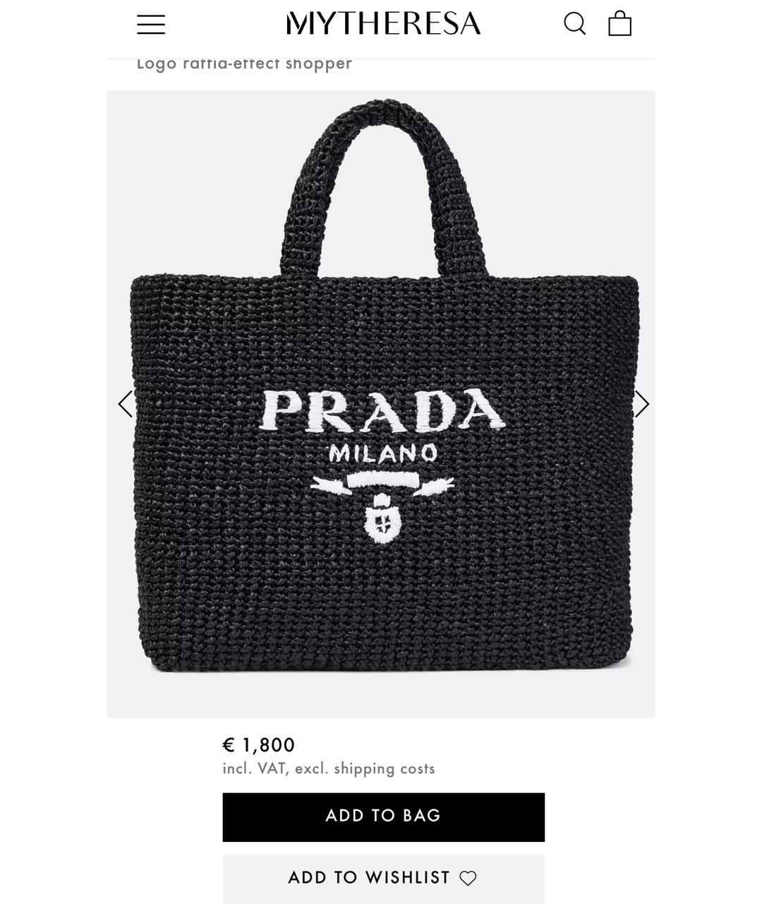 PRADA Черная сумка тоут, фото 9