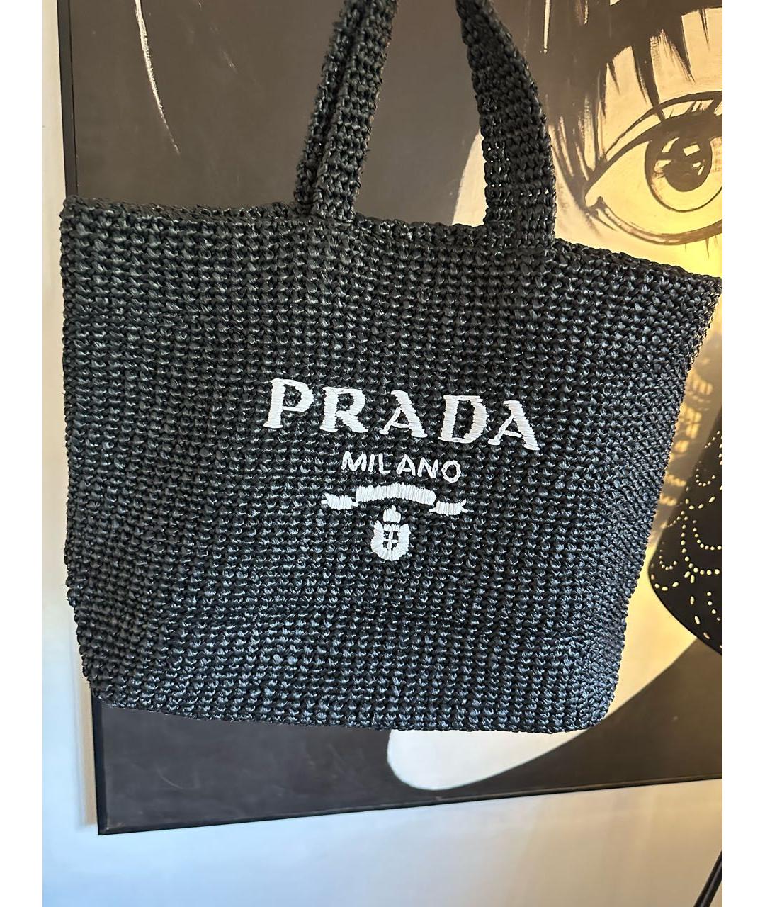 PRADA Черная сумка тоут, фото 3