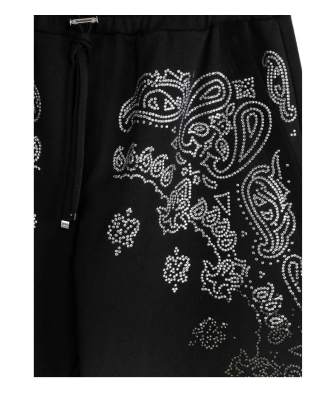 AMIRI Черные хлопковые повседневные брюки, фото 2