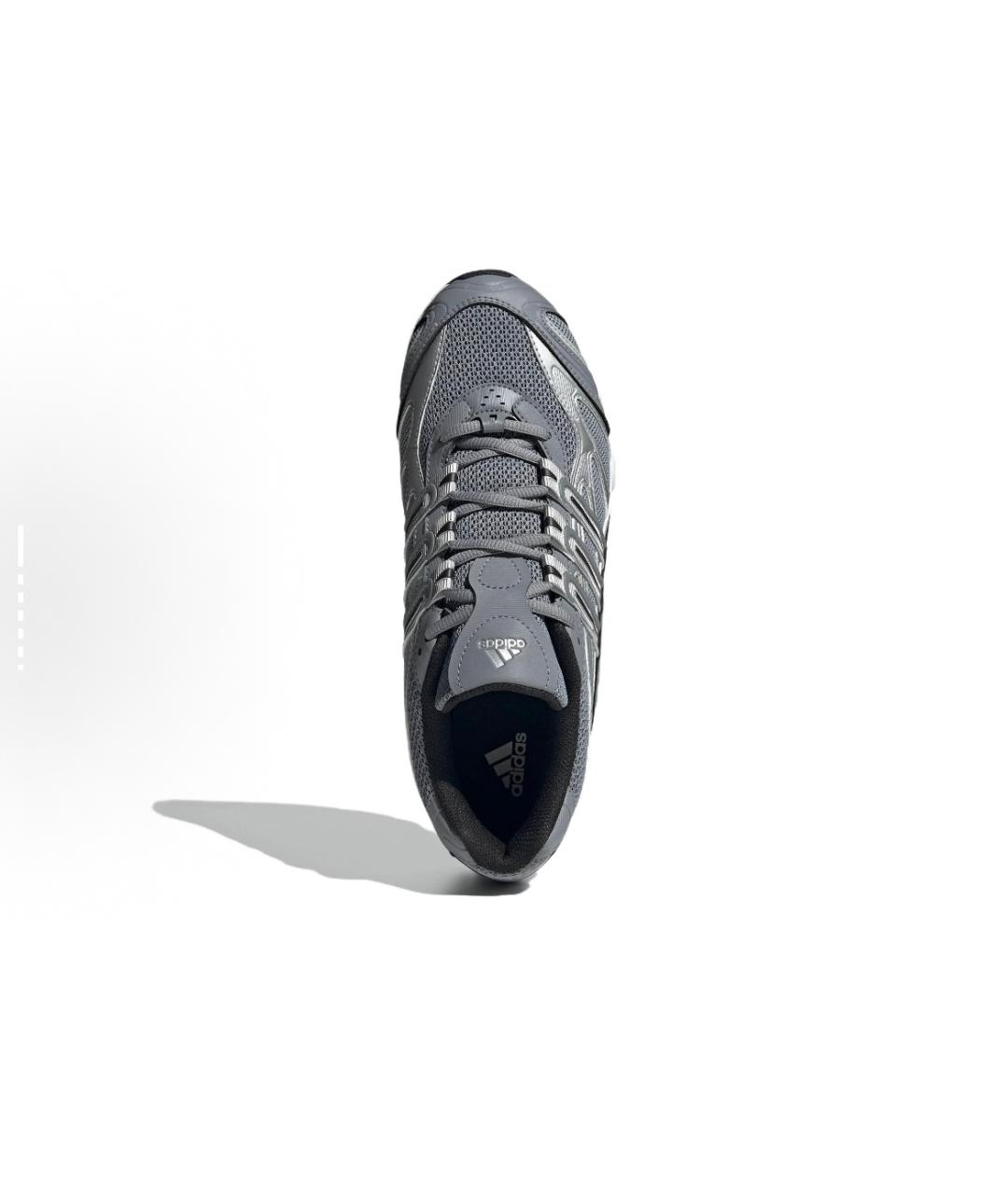 ADIDAS Антрацитовые текстильные низкие кроссовки / кеды, фото 2