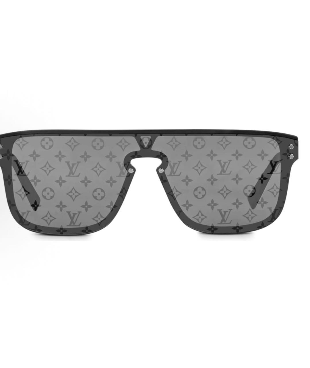 LOUIS VUITTON Антрацитовые солнцезащитные очки, фото 2