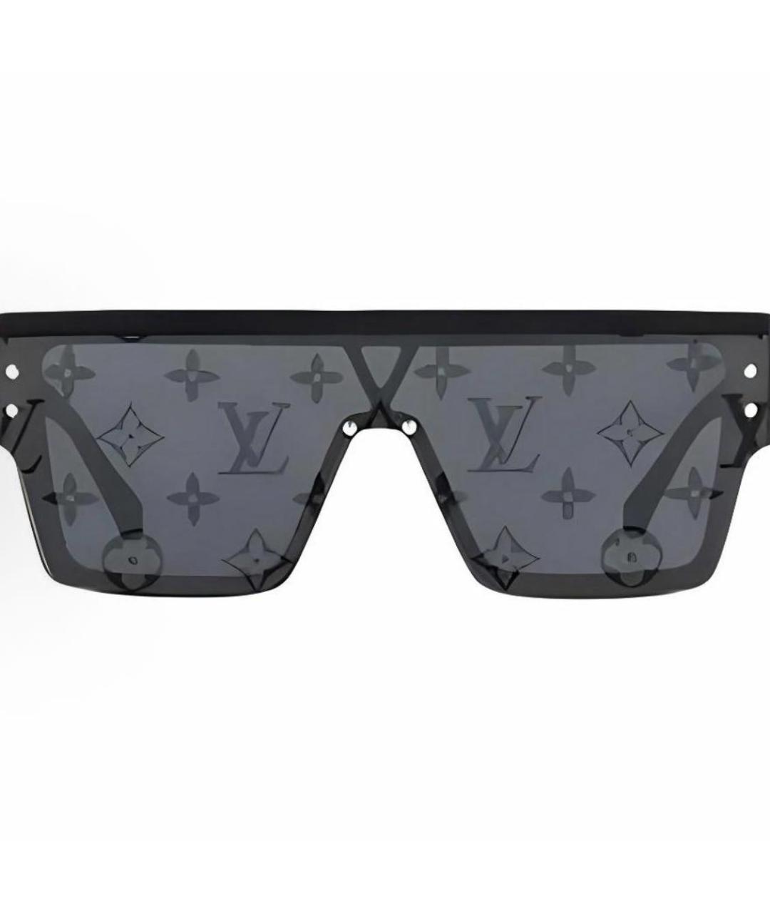 LOUIS VUITTON Черные пластиковые солнцезащитные очки, фото 2