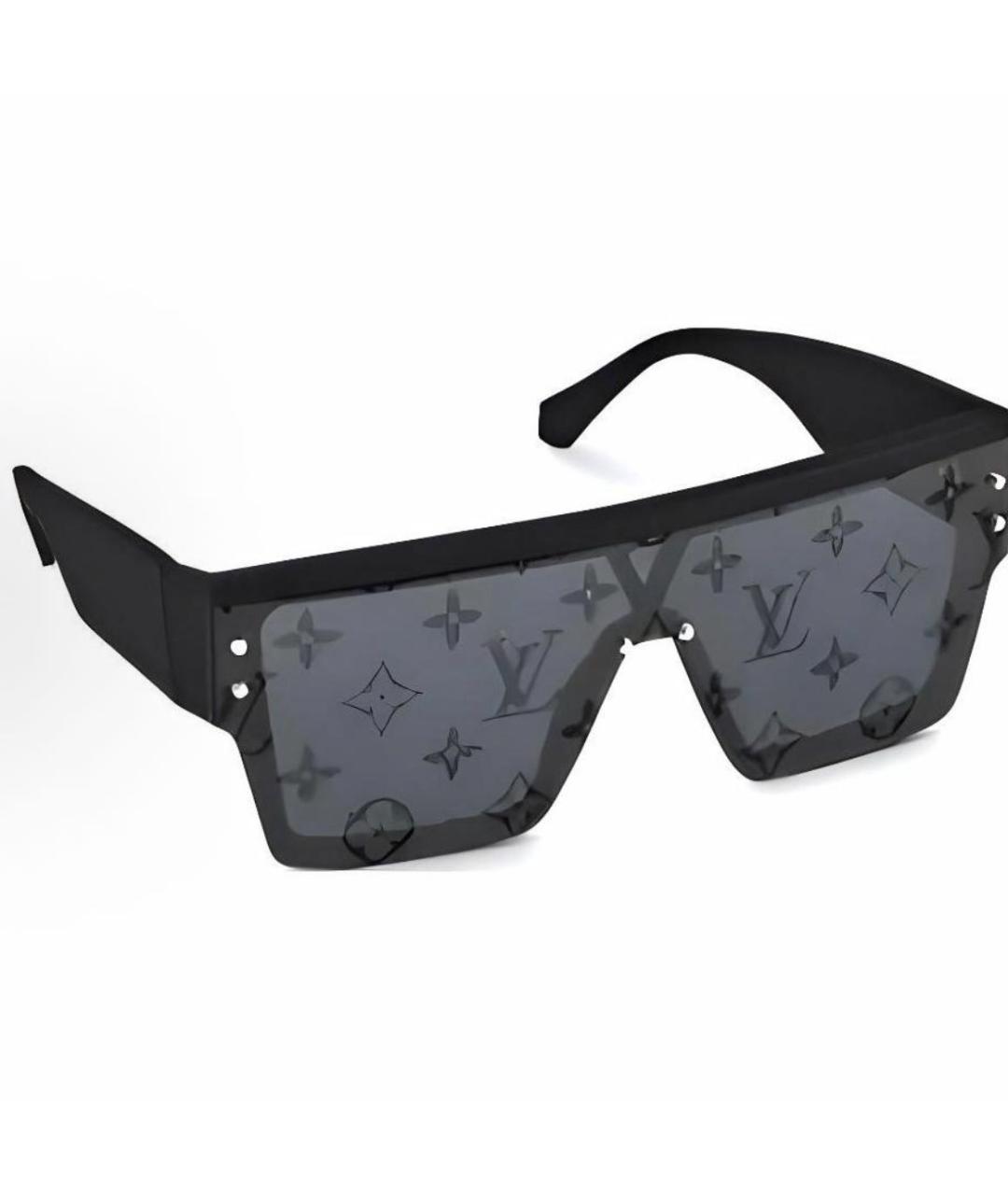 LOUIS VUITTON Черные пластиковые солнцезащитные очки, фото 3