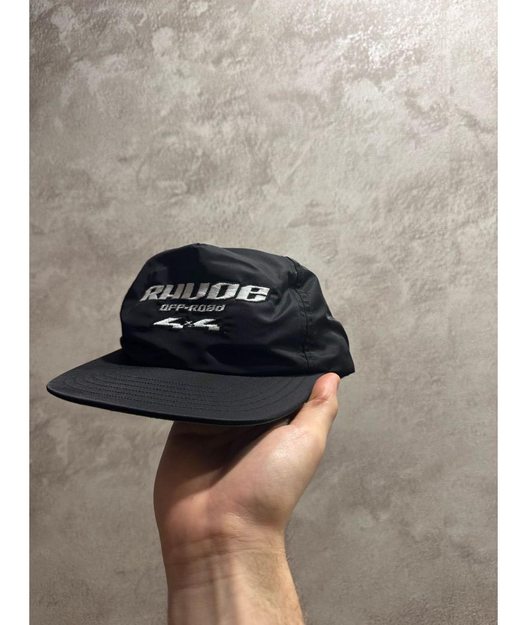 RHUDE Черная кепка/бейсболка, фото 6