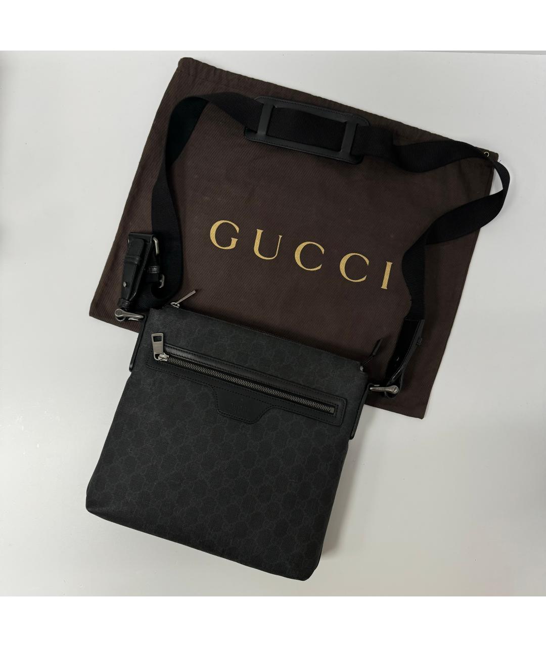GUCCI Черная сумка на плечо, фото 5
