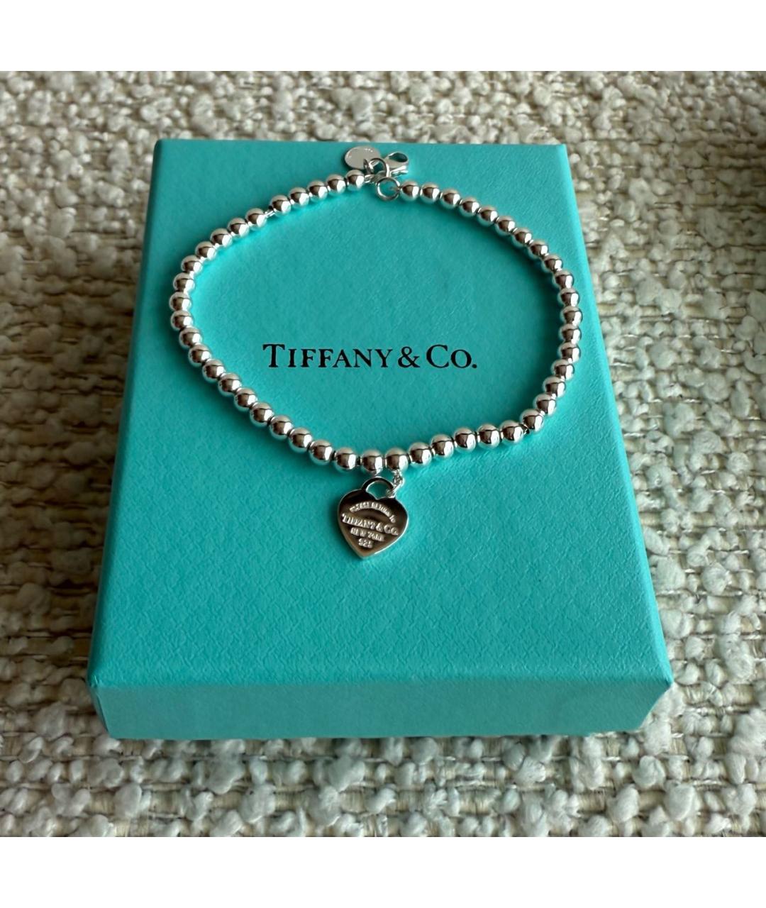 TIFFANY&CO Серебрянный серебряный браслет, фото 4