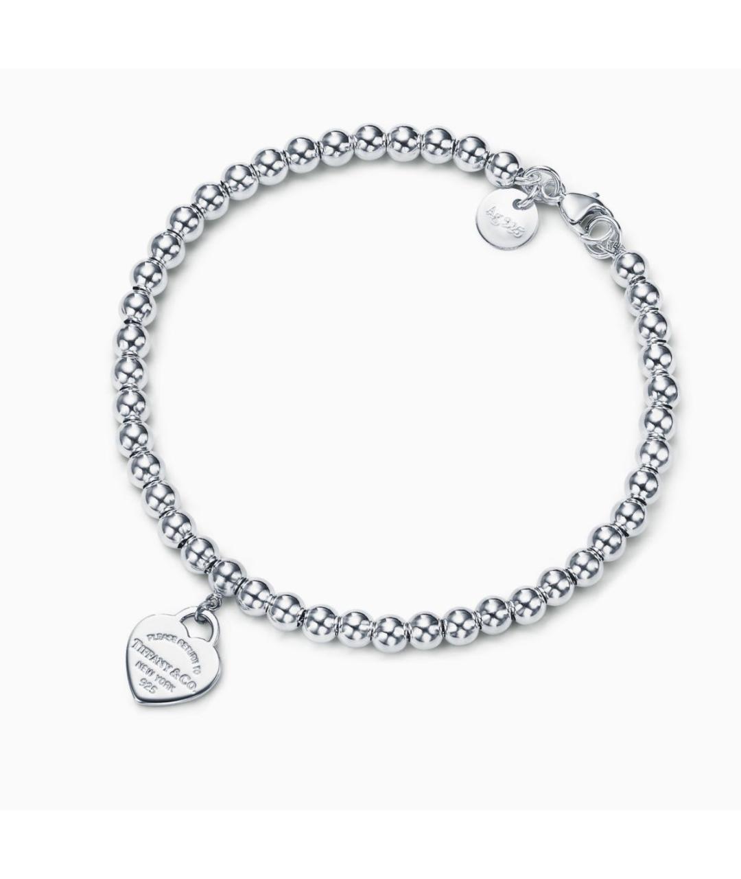 TIFFANY&CO Серебрянный серебряный браслет, фото 5