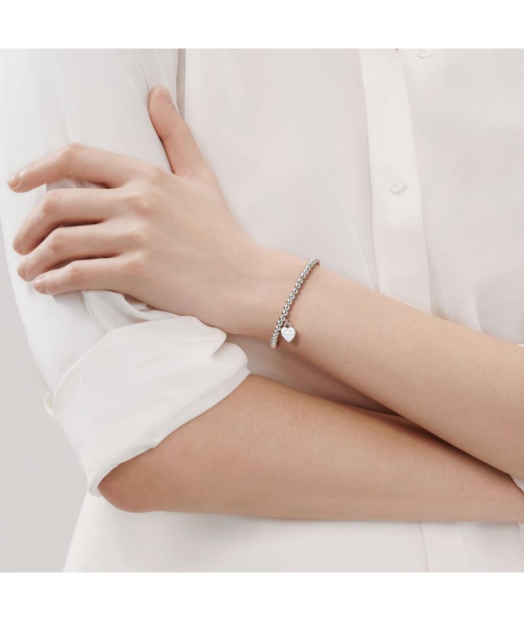 TIFFANY&CO Серебрянный серебряный браслет, фото 3