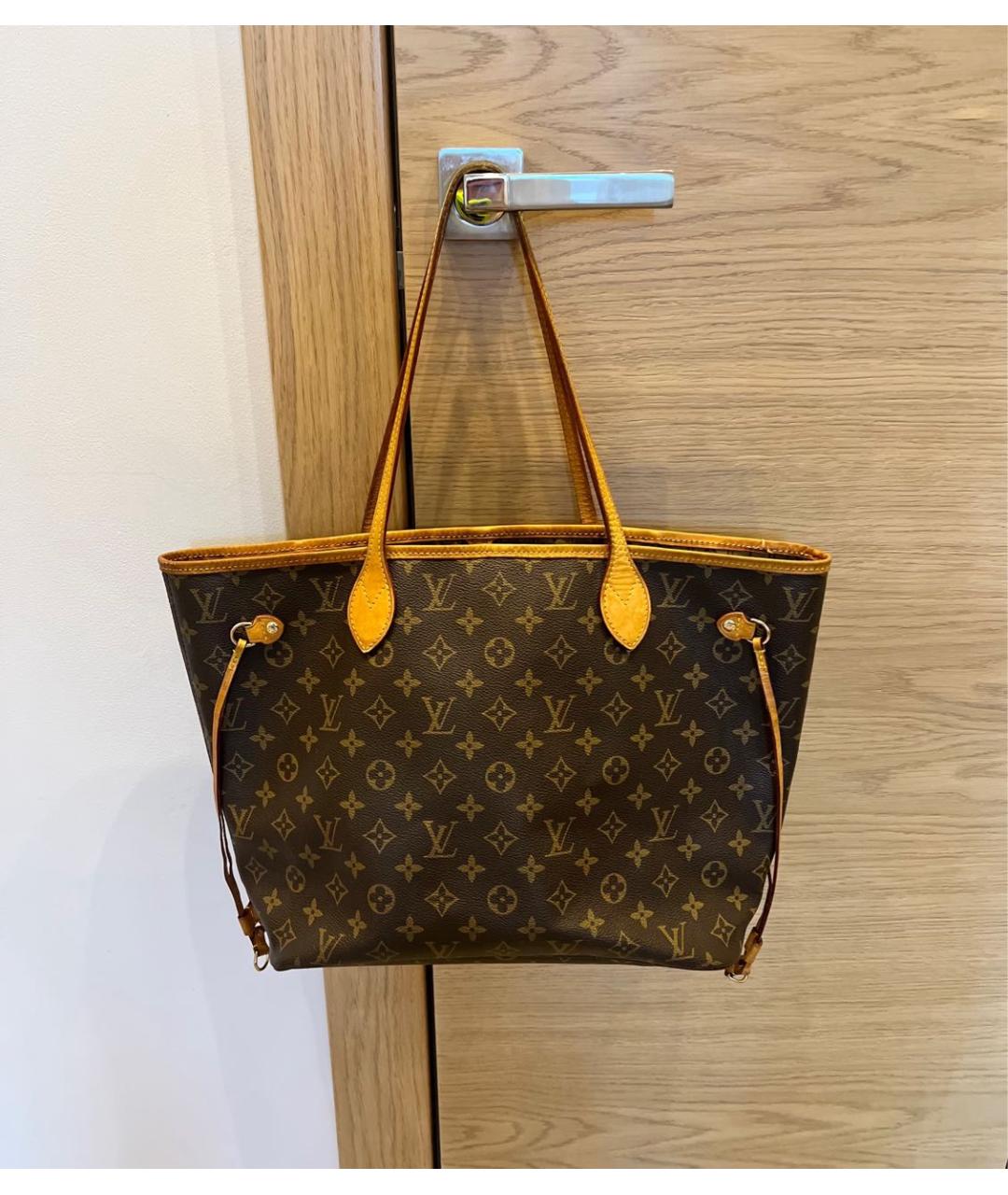 LOUIS VUITTON Коричневая сумка тоут, фото 2
