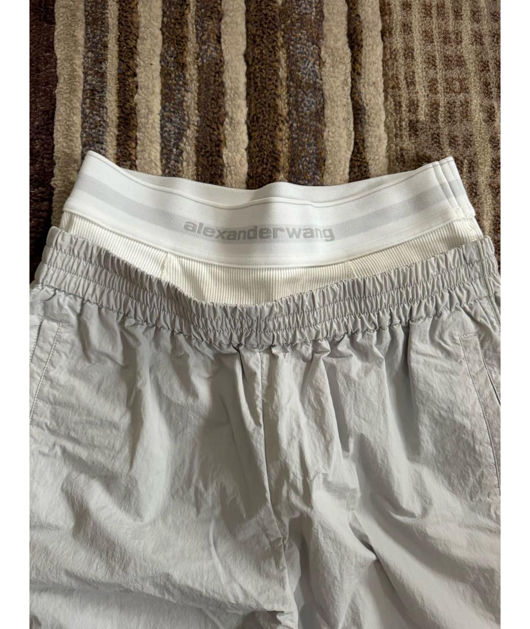 ALEXANDER WANG Серые брюки широкие, фото 3