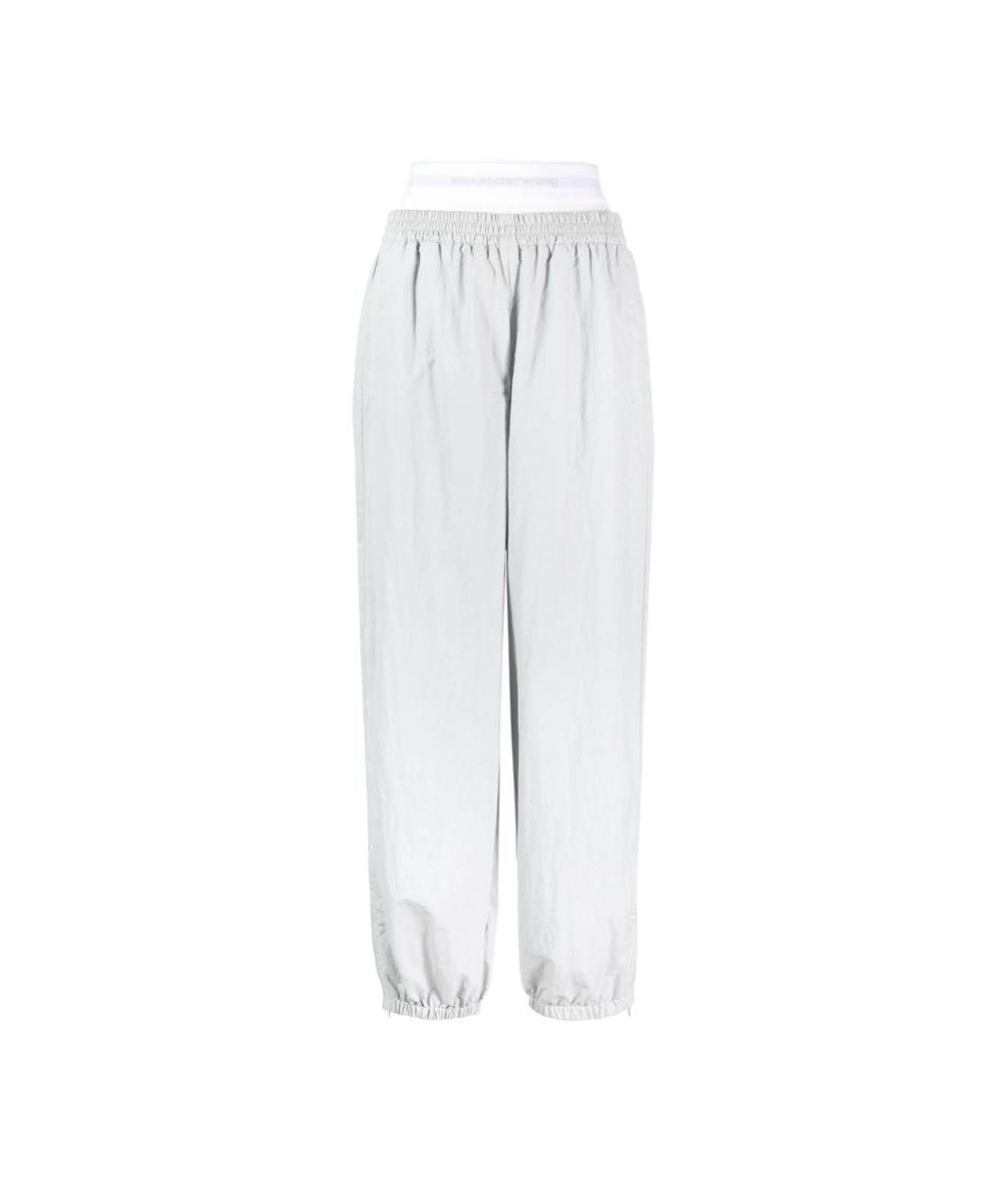 ALEXANDER WANG Серые брюки широкие, фото 9