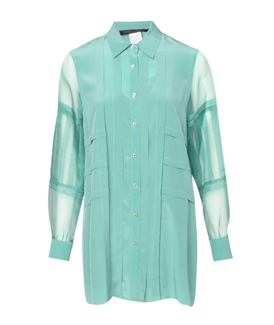 MAX MARA Зеленый вискозный костюм с брюками, фото 8