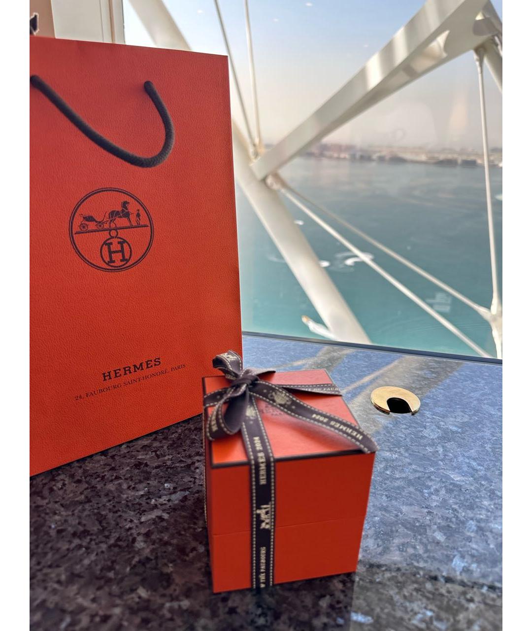 HERMES Серебряное серебряное кольцо, фото 5