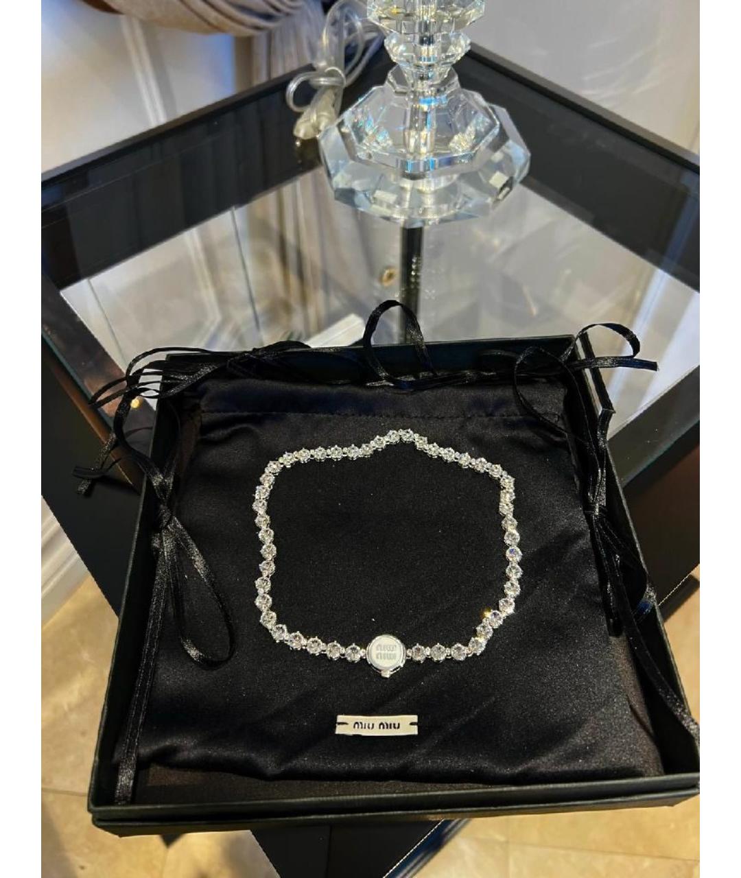MIU MIU Серебряная подвеска, фото 2