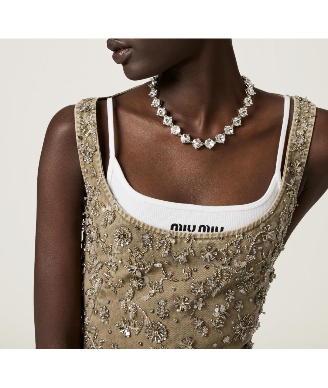 MIU MIU Серебряная подвеска, фото 3