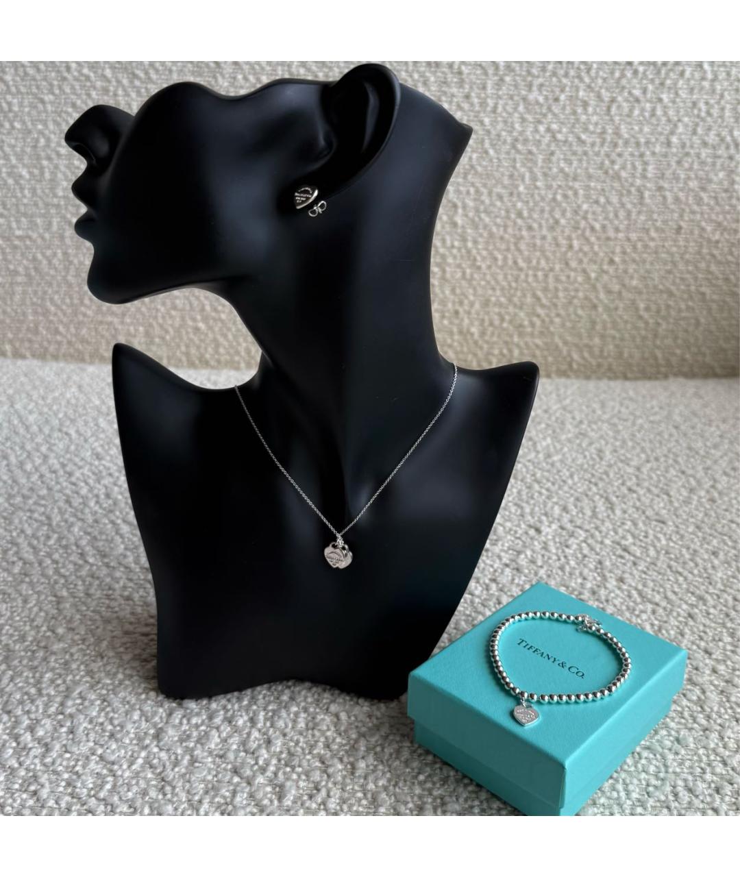 TIFFANY&CO Серебряная серебряная подвеска, фото 4